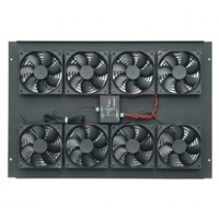 INTEGRATED 552 CFM DC FAN TOP, INCLUDES 8 FANS, FITS ANY BGR, BLACK FINISH, 220V